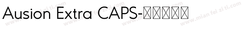 Ausion Extra CAPS字体转换